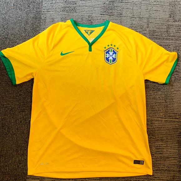 Official Nike Dri-Fit CBFBrazil National Football Jersey